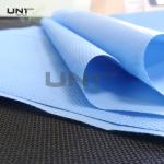 Hot Fuse Non-woven Interlining Fabric PP + PET Film Non woven Fabric Rolls Used