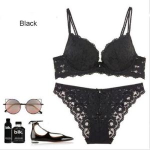 Wholesale New Fashion Factory Export Soft Lace Molded Underwear Sets with Bowknot from china suppliers