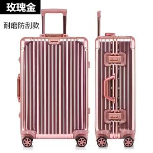Wholesale All Aluminum-Magnesium Alloy Travel Suitcase Business Rolling Luggage On Wheels Trolley Luggage Carry-Ons Cabin from china suppliers