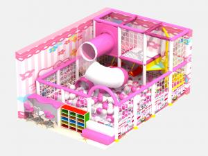 China Candy House childrens soft play area , Anti crack indoor foam play structures on sale