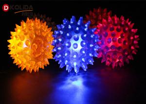 Wholesale Rubbery Squeezable Glow In The Dark Dog Ball Bouncy Led Ball Approximately 2.5 Inches from china suppliers
