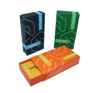 Wholesale Childproof Vaporizer Cartridge Packaging Box CMYK Printing Recyclable Paper from china suppliers