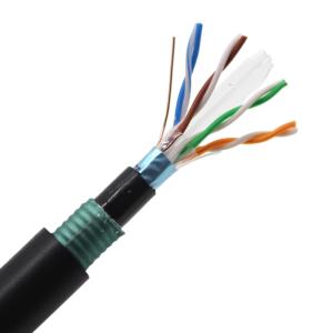 Wholesale Cat6 FTP / UTP Ethernet Lan Cable LSZH / PVC Black Armored from china suppliers