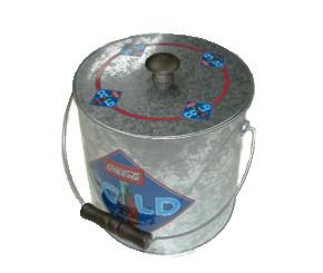 Wholesale 180x182Hmm Ice Cmyk PMS Printing Metal Tin Bucket With Handles from china suppliers