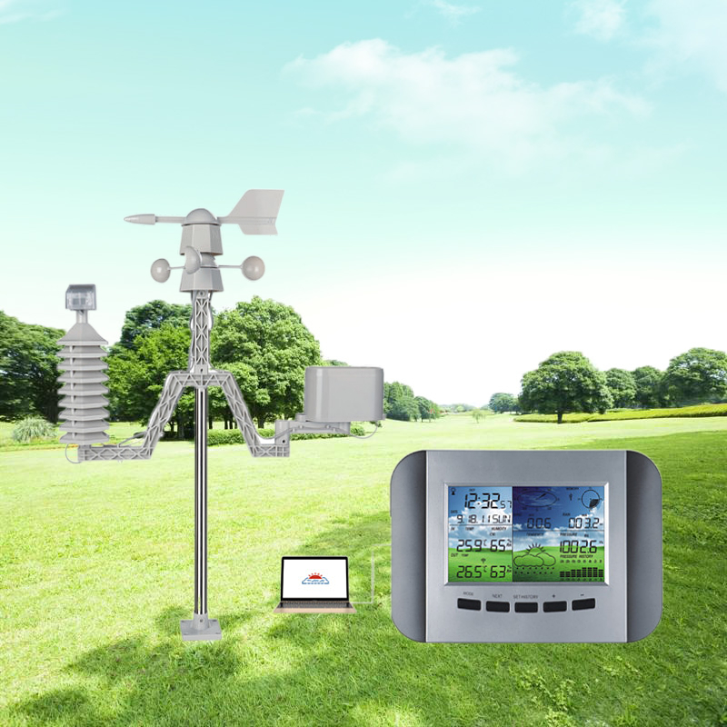 Rain Range 0 To 9 Indoor Wireless Outdoor Weather Station Wind Speed Range 0-50m/S