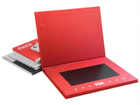Auto play video player custom design direct mail video player for business gift