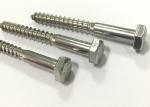 Hex Head Self Tapping Wood Screws , Stainless Steel Fasteners ASME B18.2.1