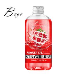 Wholesale Strawberry Vitamins Whitening Shower Gel Nourishing Body Wash Non Drying from china suppliers