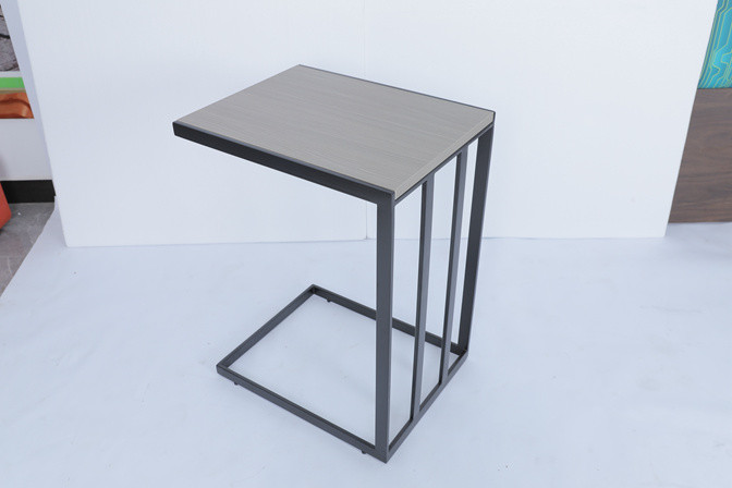 Solid Wood And Metal Custom Living Room C Side Table In Luxury Hotel And Home