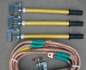 Wholesale Power Grounding stick with Grounding Rod with Earth Clamp  and High Voltage Portable Earth Rod from china suppliers
