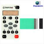 Metal Dome 4 Button Membrane Switch PET Material Custom Waterproof
