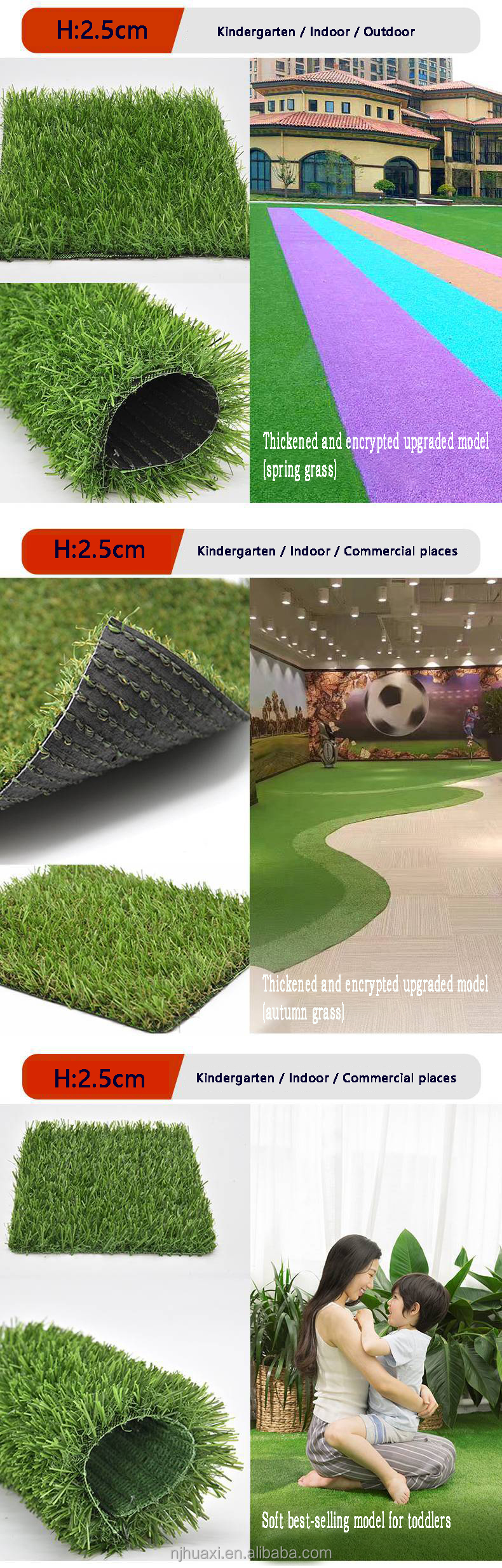 Garden Artificial Grass Rug For Decoration Special Turf For Football Field