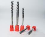 4 Flute Coated Diamond CVD Carbide End Mill For Graphite Machining Center