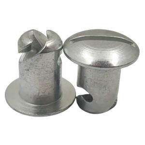 Wholesale Universal Sprint Cars Quarter Turn Dzus Steel Dome Head Buttons Silvery 7/16&quot;x.500&quot; with Grip from china suppliers