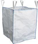 Plastic One Ton PP Bulk Bags 1000KG Jumbo Bags For Salt / Sugar White Color