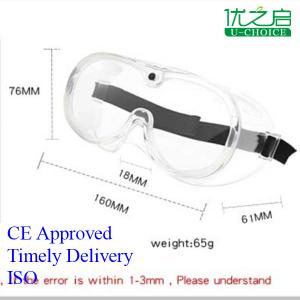 Wholesale Portable Anti Fog Safety Glasses , Lightweight Surgical Safety Goggles from china suppliers