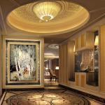 Decorative Cornices Fireproof Polyurethane Molded Products