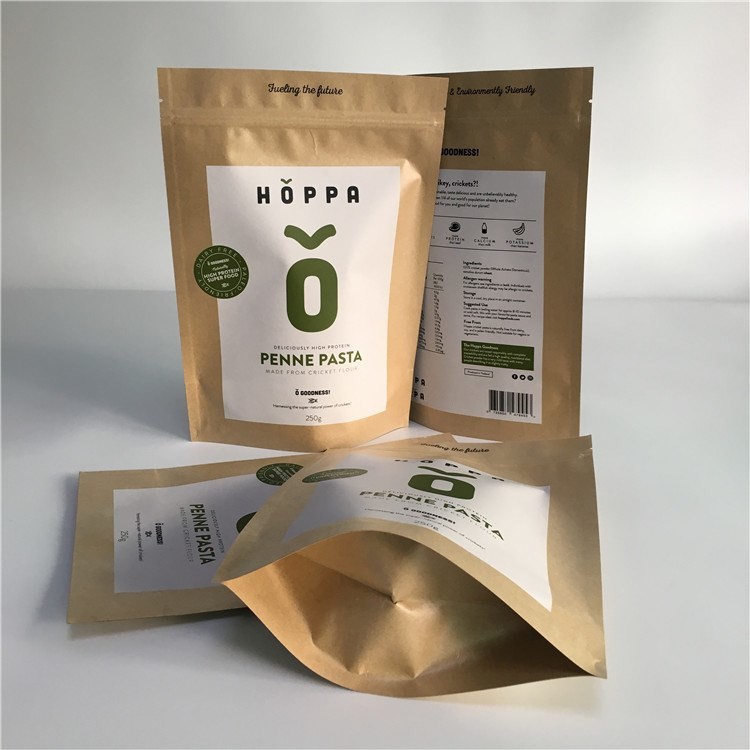 Body Scrub Foil Lined Gravure Printing Customized Paper Bags 200mic