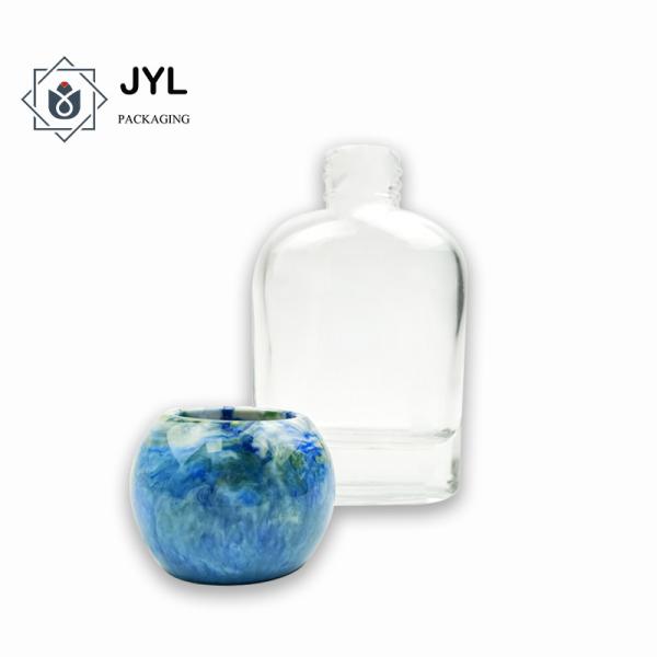 Quality Marble Resin Perfume Bottle Lids , Practical Moisture Proof Cap Diffuser for sale