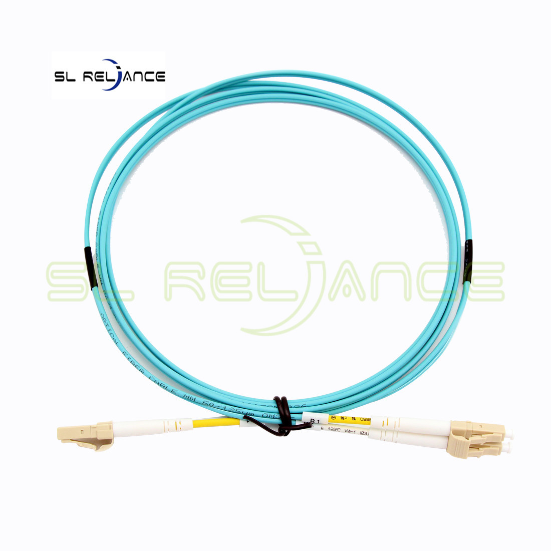 3.0mm Om4 Lc To Lc Fiber Patch Cable duplex fiber patch cord for FTTH