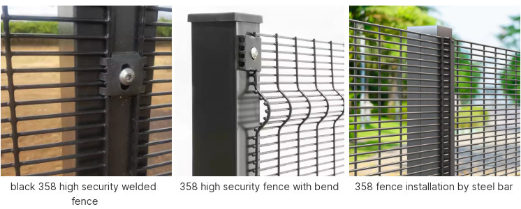 6ft Hospital Security 358 Anti Climb Fence Welded Powder Coated Steel Fence