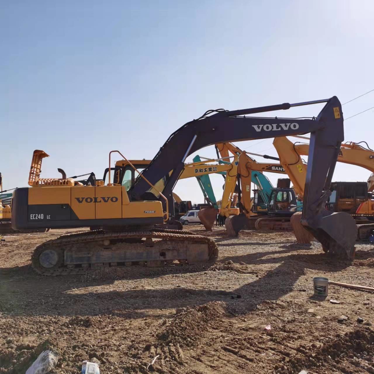 Used Excavator Original VOLVO EC240LC Seconndhand Hydraulic 24ton Crawler Digger