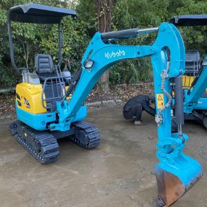 Wholesale used 2T Kubota U17 charged diesel hydraulic crawler excavator have high quality with a discount price on construction kubota U35 from china suppliers