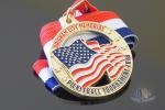 Die Cast Or Die Struck Pickleball USA Award Medals For Kids / Decorative Metal