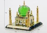 Miniature Crystal Taj Mahal Replica 80*80*70mm For Travel Commemorate
