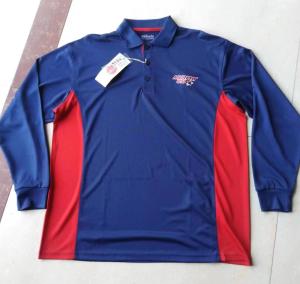 Wholesale Men Casual Workout Clothes Breathable Long Sleeve Polo T Shirt 28 from china suppliers