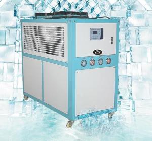 Wholesale Small Water Cooled Industrial Chillers , 30 Ton Air Cooled Chiller Digital Temperature Controller from china suppliers