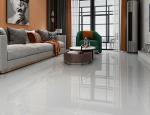60x60cm 29kg Porcelanato Floor Tile , 9.5mm Porcelain Polished Tiles Light Grey