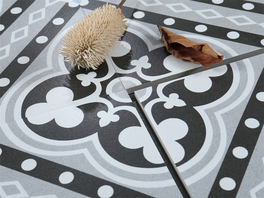 Eco-Friendly 200x200mm Gray Interior Floor Tiles For Decoration And Ceramic Rustic Tiles For Living Room