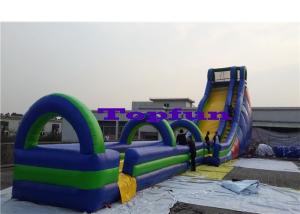 Wholesale Gaint Inflatable Water Slide Outdoor Amusement Park / Beach Sliding Games from china suppliers