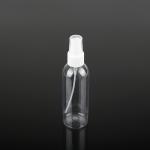 Round Transparent 100ml Atomizer Spray Bottle For Cosmetic Water