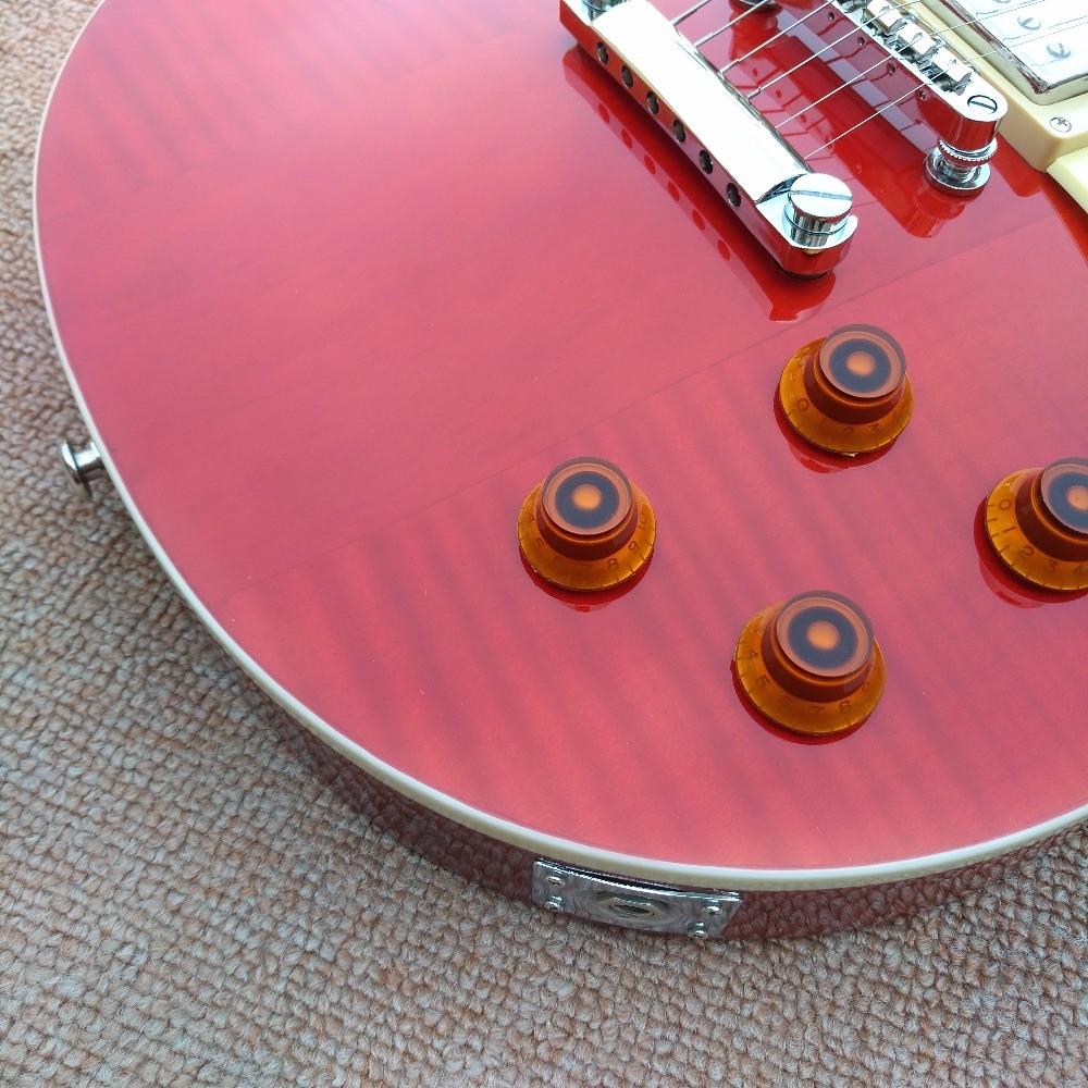New style high quality Standard LP 1959 R9 electric guitar, Quilte Maple top rosewood fingerboard Electric guitar, free