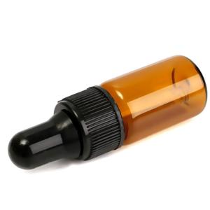 Wholesale 5ml Essential Oil Bottles Brown Small Glass Dropper Bottles from china suppliers