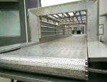 Chain Driven Link Steel Plate Conveyor , Metal High Temperature Conveyor Belt