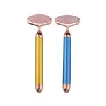 Rose Quartz Facial Massage Vibrating Electric Jade Roller Length 160mm