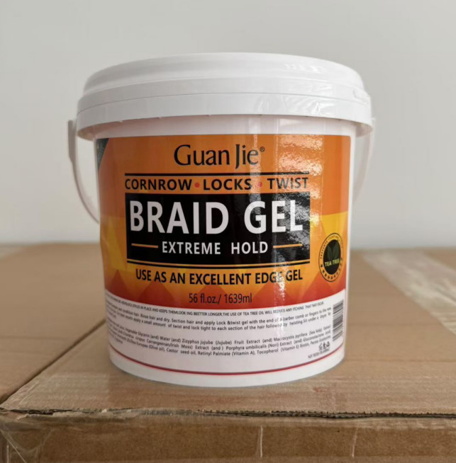 Wholesale Salon Strong Extreme Hold Honey Wax Hair Edge Control Extra Gel Shine and Jam Gel Hair Styling Braid Gel