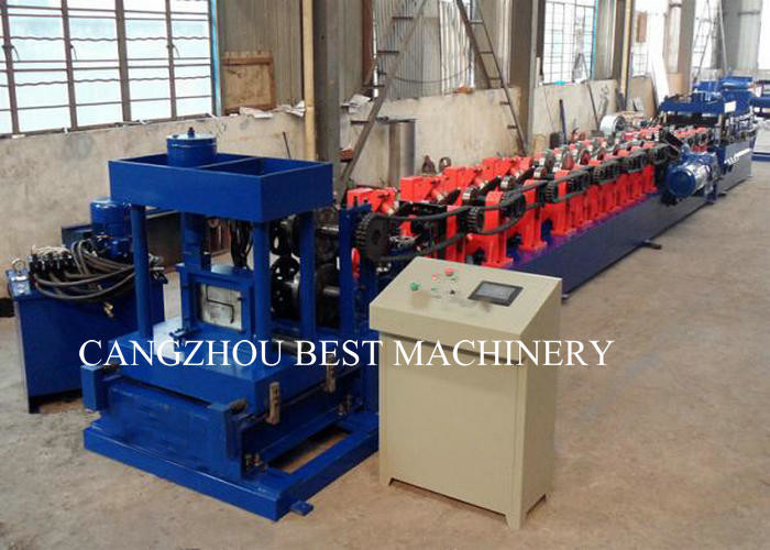 Galvanized Zinc Z Channel Purlin Roll Forming Machine 2 Years Warranty