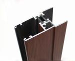 6063 6061 6060 Standard Aluminium Extrusion Profiles With Wood Grain Surface