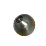 Zinc Plating Solid Steel Ball With Drilled Hole 201 304 440 17MM 17.4MM