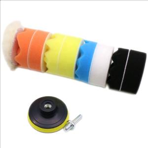 Wholesale 11 Pcs 210g 4 Inch Polishing Sponge Pad For Car Polishing from china suppliers