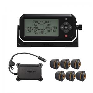 China Rechargeable External Waterproof Six Tire Truck Bus TPMS on sale