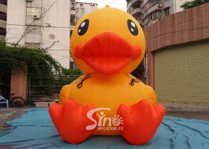 Wholesale 3m High Giant Inflatable Yellow Duck For Advertising On Ground For Outdoor Promotion from china suppliers