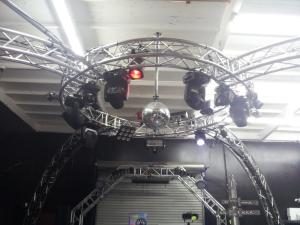Wholesale Bolt System Aluminum Lighting Circle Truss / LED Screen Truss from china suppliers