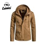 Padded Hooded Cotton Outerwear Blouson Giacca a Vento Utility Chaquetas Rectas
