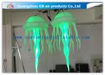 Attactive Inflatable Lighting Decoration / Blue Light Up Jellyfish