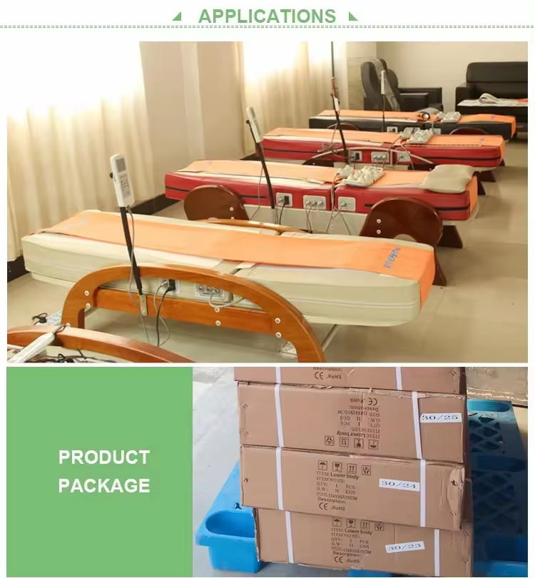 Nugar Best N4 Bed Electric Korea Japan Thai Cheap Price Modern Full Back Whole Body Thermal Jade Roller Massage Table Be